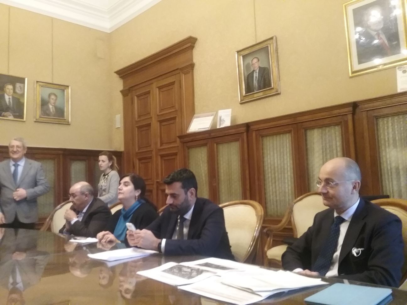 Conferenza stampa del sindaco Antonio Decaro e degli assessori Carla Tedesco e Giuseppe Galasso