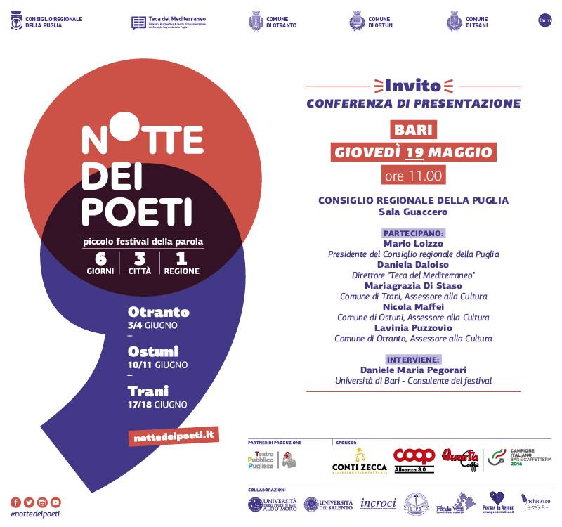 Invito Conferenza Stampa Notte Dei Poeti