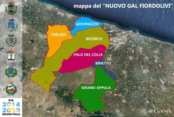 Mappa Nuovo Gal Fiordolivi