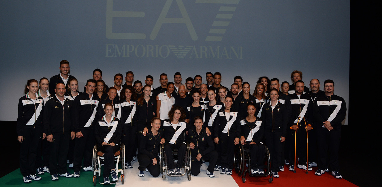 Il team italiano delle paralimpiadi di Rio