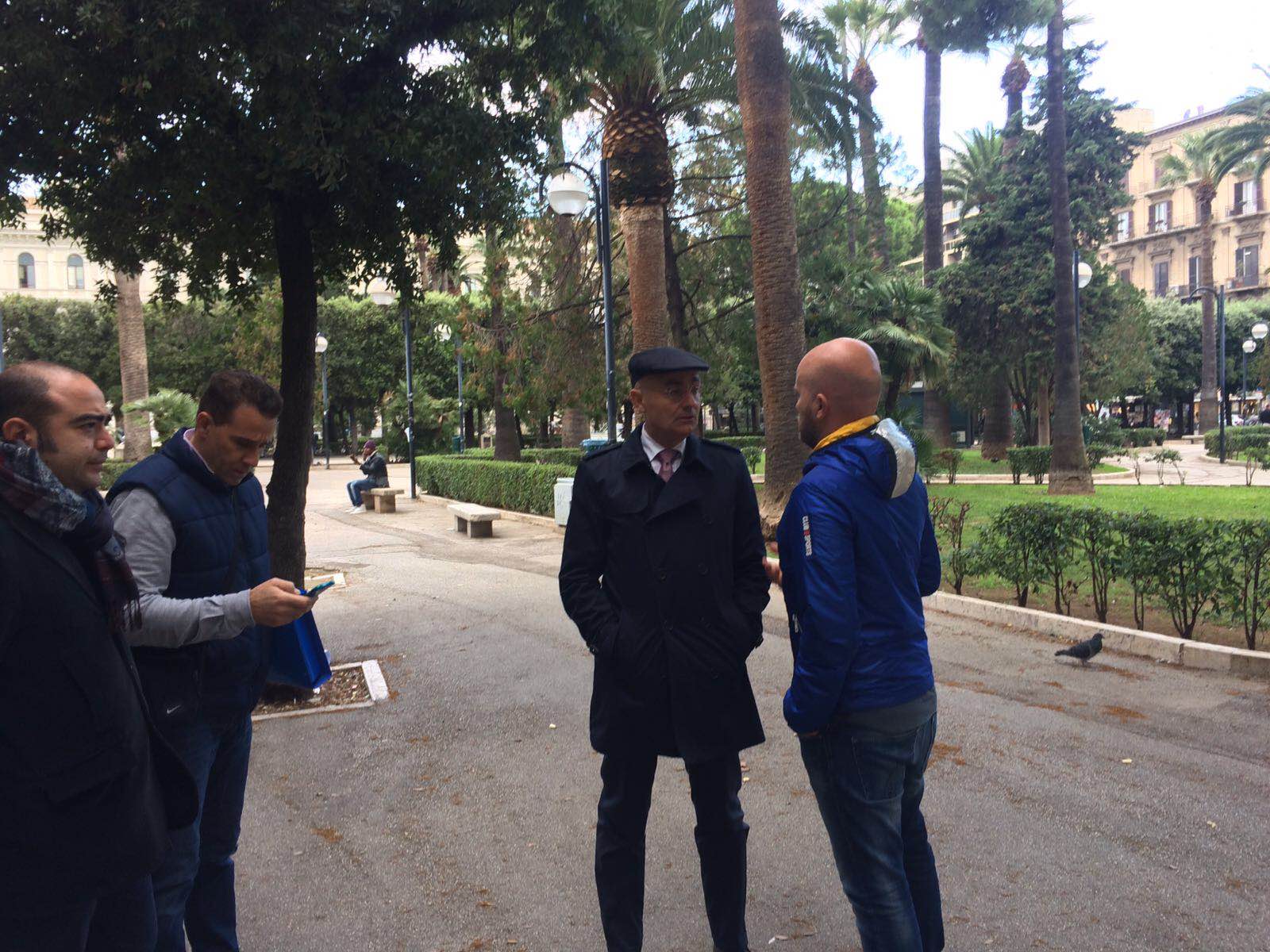 Sopralluogo Ass Galasso Piazze Umberto E C Battisti