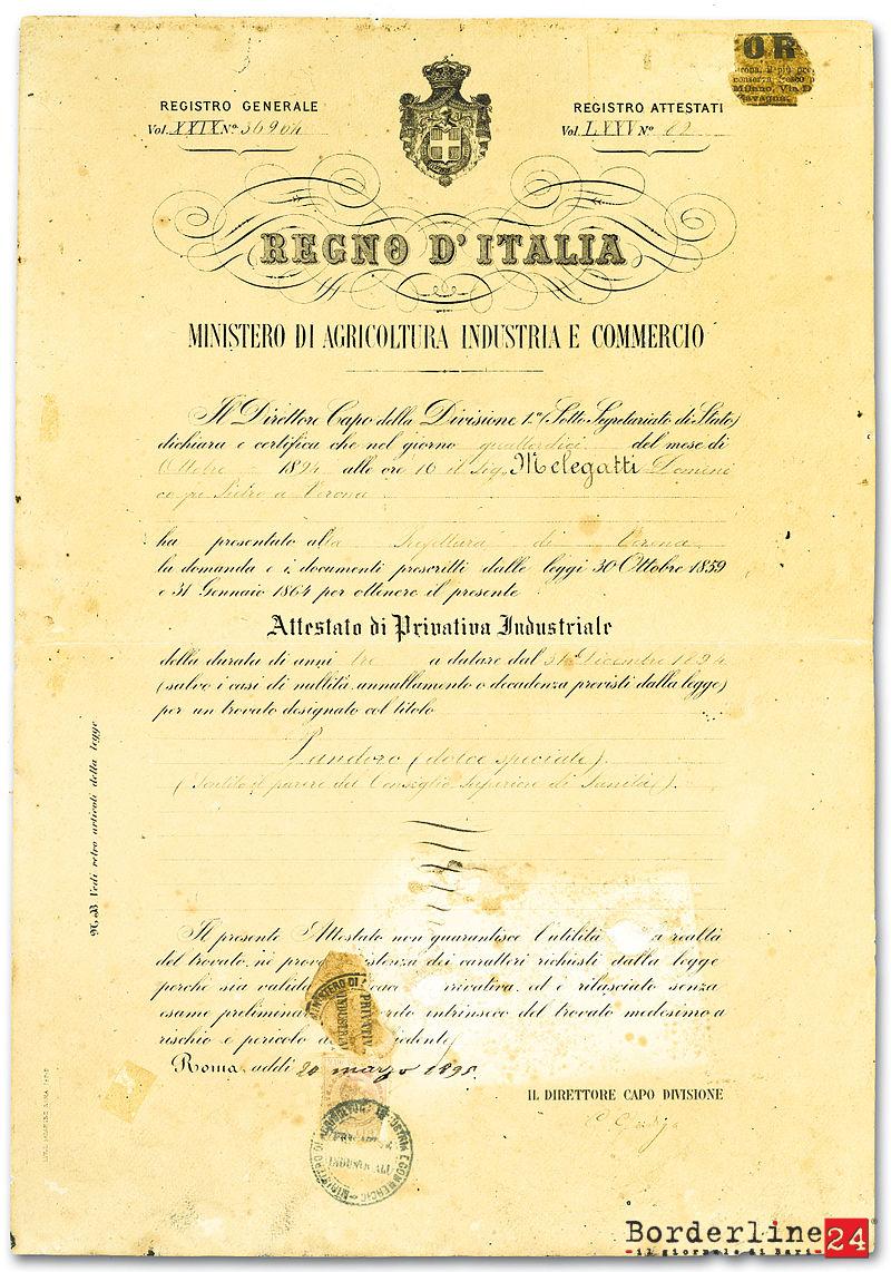 Brevetto Invenzione Pandoro Melegatti