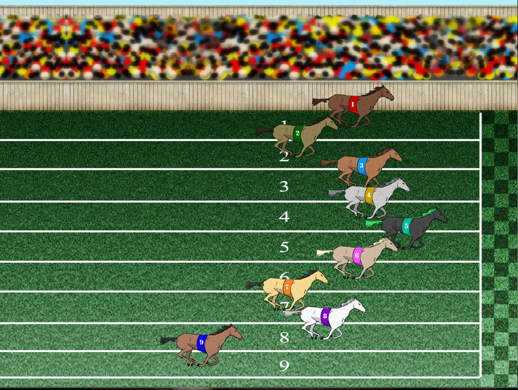 Uno dei giochi virtuali su cui si può scommettere: cavalli