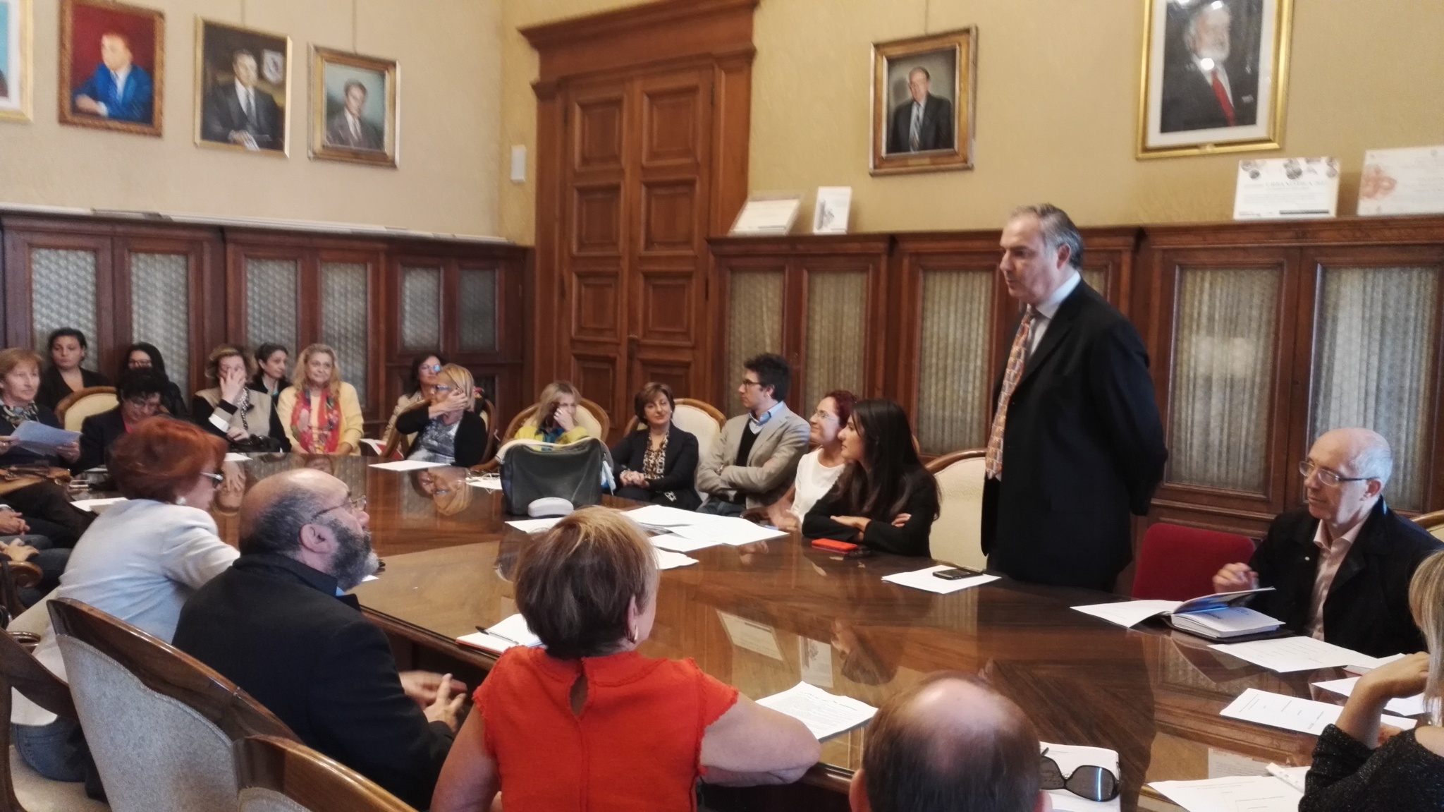 La presentazione dei progetti formativi a Palazzo di città