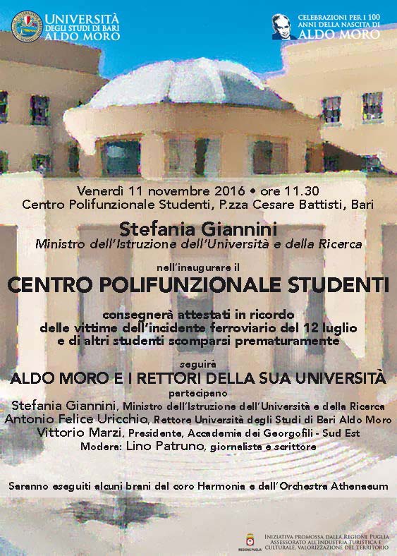 Locandina Inaugurazione Centro Polifunzionale