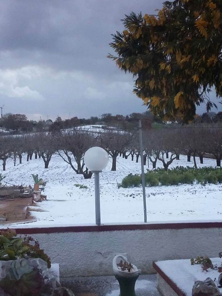 Neve ad Alberobello