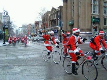 Babbo Natale Bici