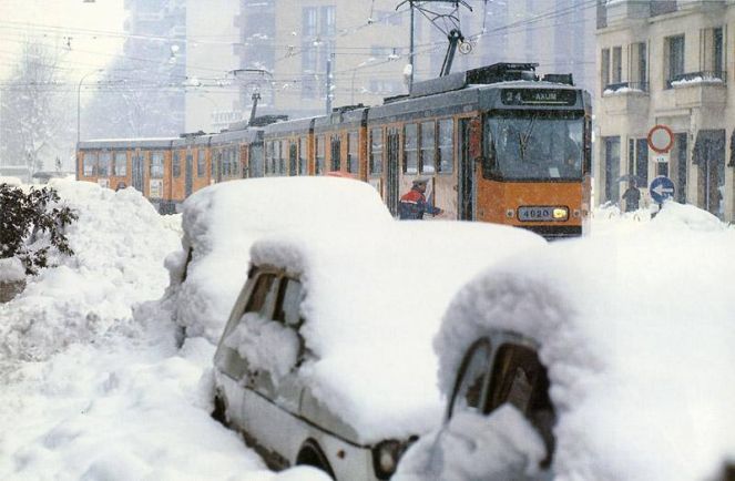 La Nevicata Storica Di Milano Bmeteo