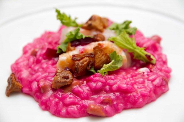 Risotto Rapa Finferli Scampi Torre Del Saracino X