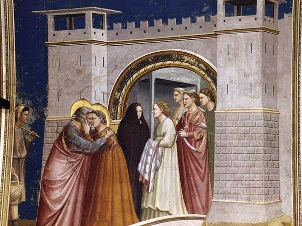 Giotto, Incontro alla Porta d'Oro, 1303-1305 circa, Cappella degli Scrovegni, Padova