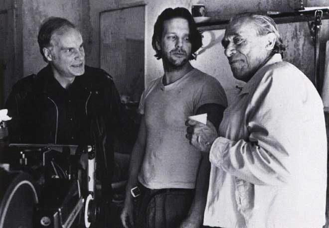 Bukowski sul set di Barfly