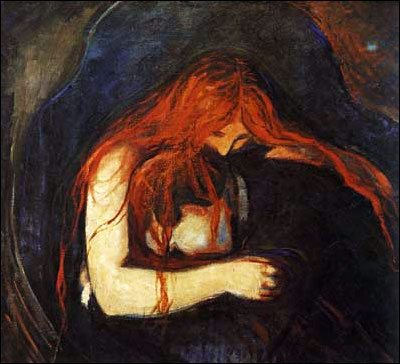 Edvard Munch, Vampiro, 1893 Munch museet, Oslo