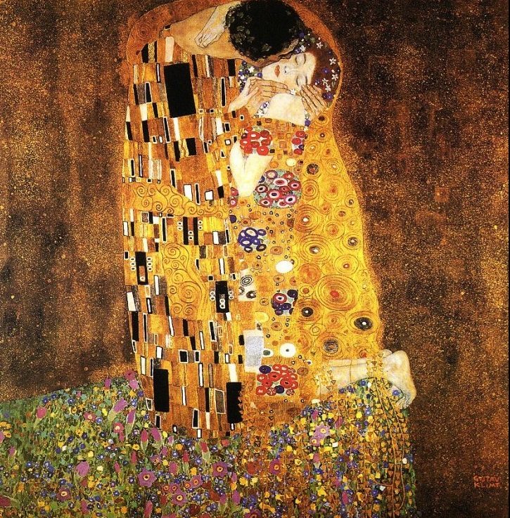 Gustav Klimt, Il bacio, 1907-1908, Österreichische Galerie Belvedere, Vienna