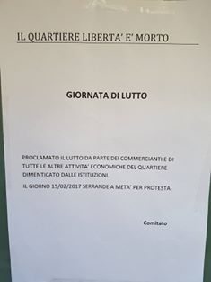 protesta commercianti