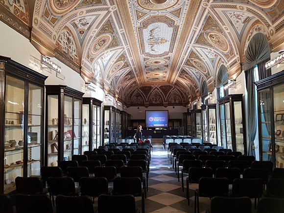 salone affreschi ateneo Bari