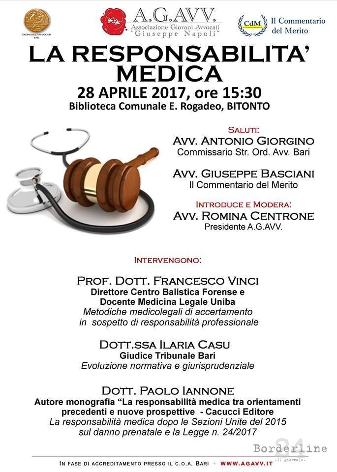 Responsabilità medica convegno