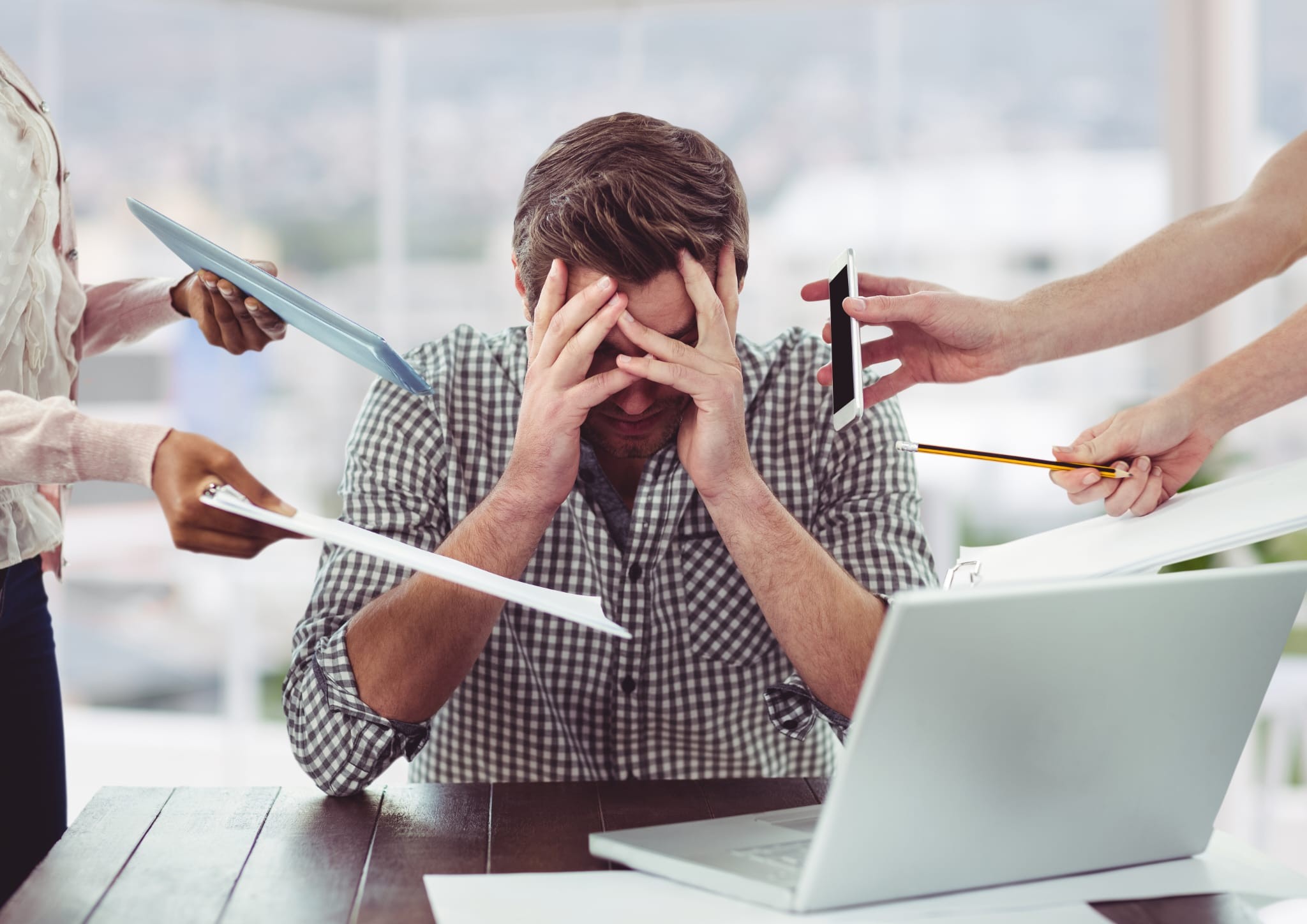 stress lavoro telefono