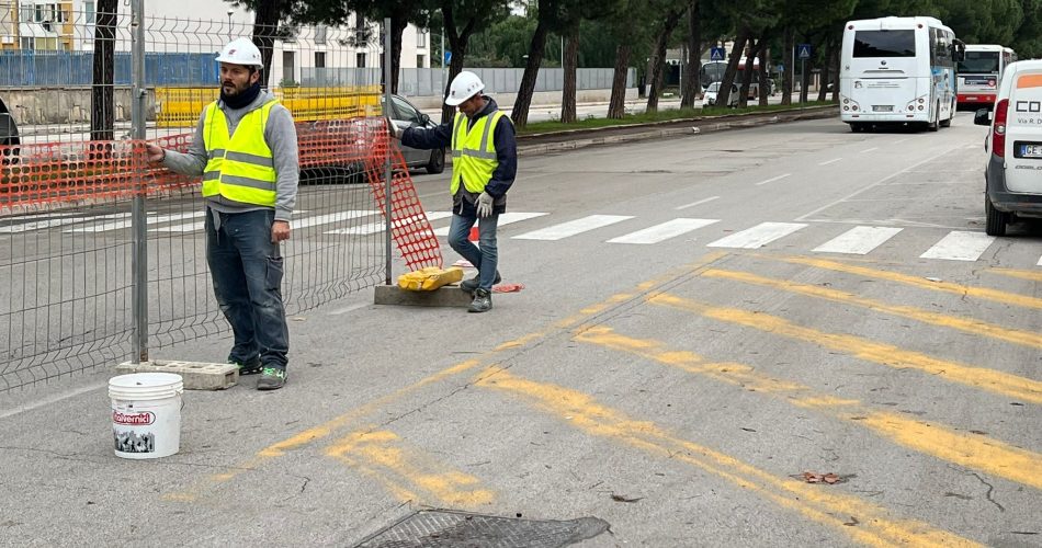 01-12-22 al via il cantiere di completamento della riqualificazione di via Caldarola