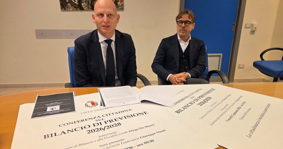 02-01-26 presentato in conferenza cittadina il Bilancio di previsione 2026-2028