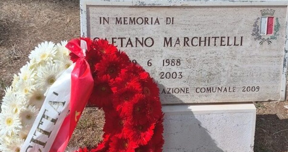 02-10-26 23° anniversario omicidio di Gaetano Marchitelli_questa mattina la cerimnia di commemorazione a Carbonara_4