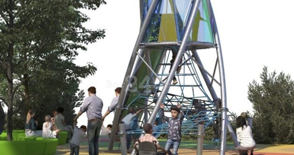 02-11-23 Dateci spazio_ giunta approva convenzioni tra Ministero e Comune_parco giochi via Amendola render torre gioco