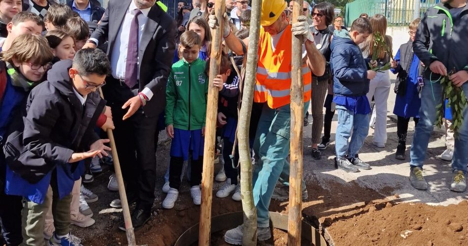 05-04-24 progetto G124 - stamattina la messa a dimora dei primi alberi a corte Don Bosco_1