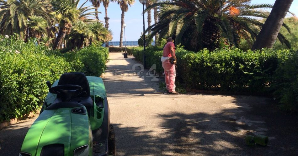 06-06-18 sopralluogo ass. Galasso - giardino Baden Powell 1