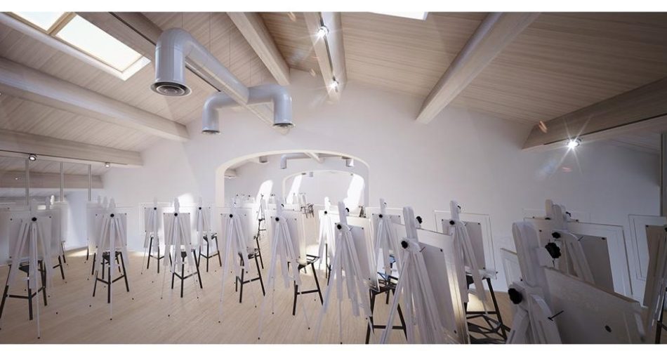 07-10-22 giunta approva progetto definitivo per i lavori di realizzazione dell’Accademia delle Belle nella ex Caserma Rossani_render 1