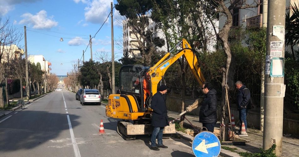 08-01-19 al via il cantiere per due impianti di pubblica illuminazione a palese e santo spirito