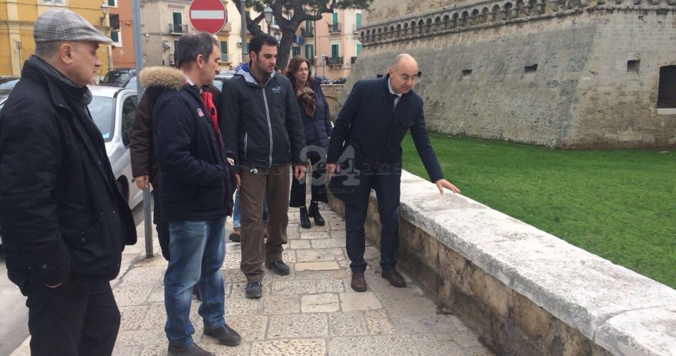 09-01-18 sopralluogo castello svevo_giardino isabella d'aragona 2