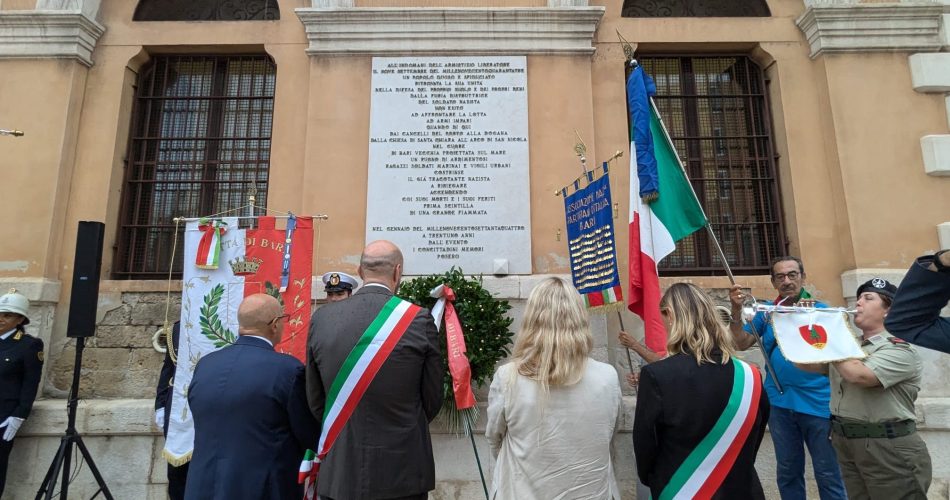 09-09-24 oggi l’81° anniversario della difesa del Porto di Bari_l’intervento del sindaco alla cerimonia commemorativa_1