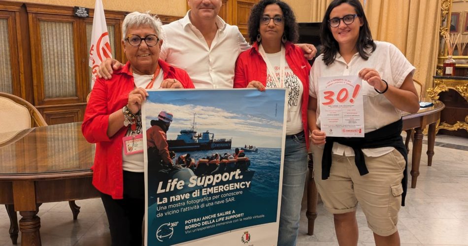 09-09-24 presentata oggi a Palazzo di Città la mostra fotografica Life Support, la nave di Emergency_1