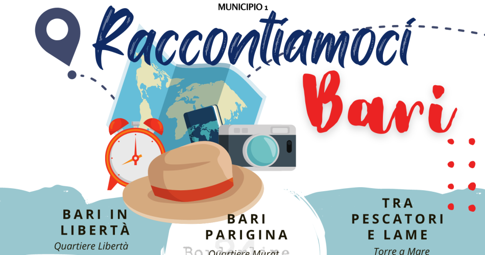 10-01-23 Raccontiamoci Bari_presentato il progetto turistico promosso dal Municipio I con la cooperativa SoleLuna_locandina 1