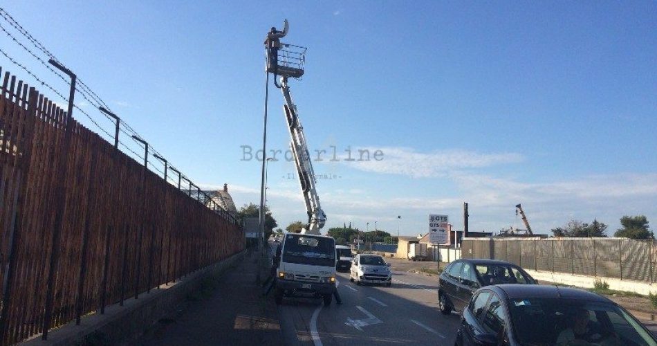 10-10-17 intervento manutenzione pubblica illuminazione viale Europa 2