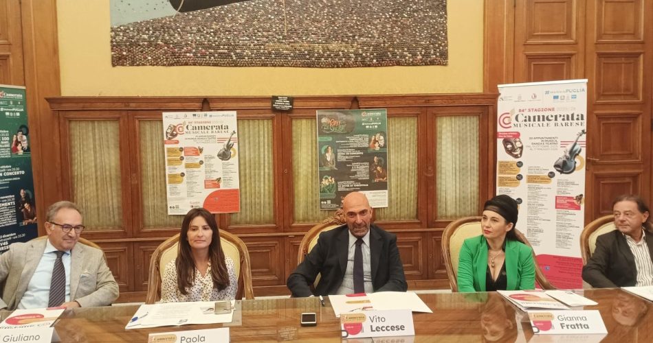 11-09-25 presentata 84° stagione della Camerata Musicale Barese