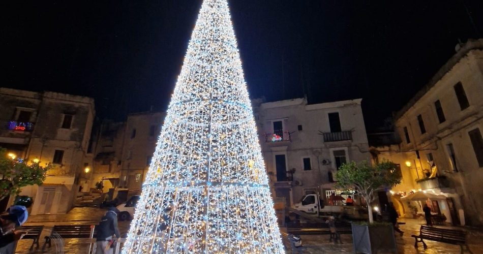 12-11-25 albero di Natale piazza Federico II di Svevia