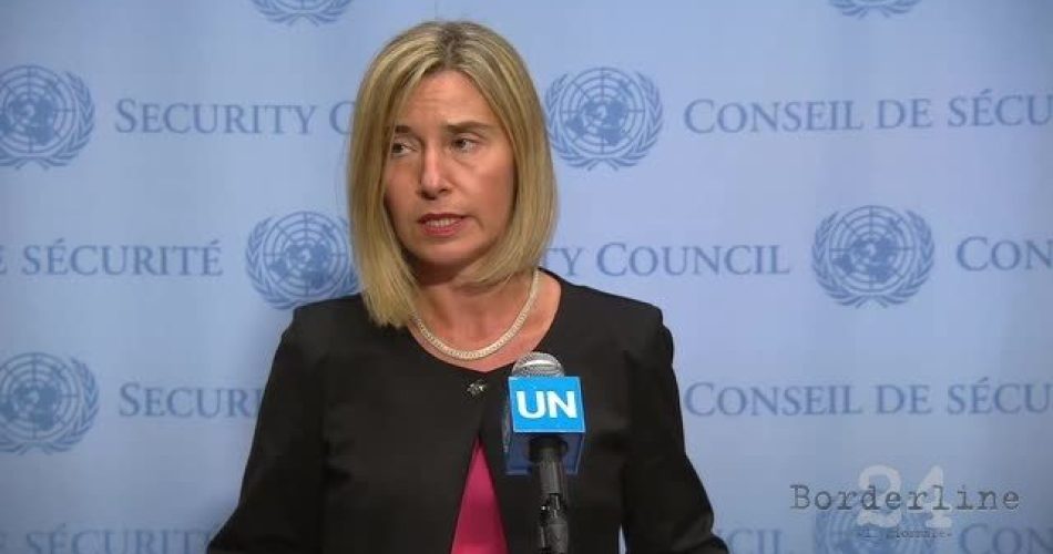 Federica Mogherini, alto rappresentante Ue per la politica estera