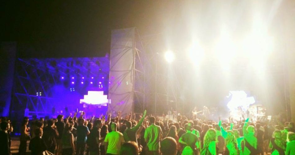 Uno dei concerti di ieri sera del Cellamare music festival