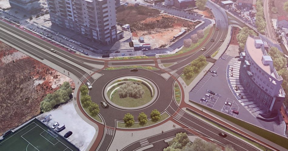 Rotatoria via Cotugno Mazzitelli