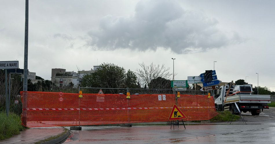 17-02-26 lavori sul ponte ferroviario_chiusura temporanea del prolungamento della strada provinciale 57 a Torre a Mare_foto