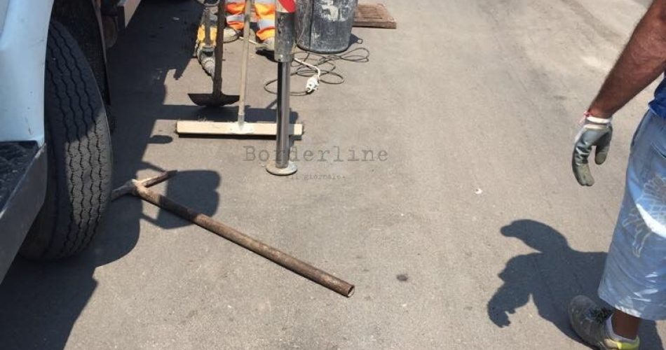 18-08-17 manutenzione fogna bianca strada madonna della stella a torre a mare 2