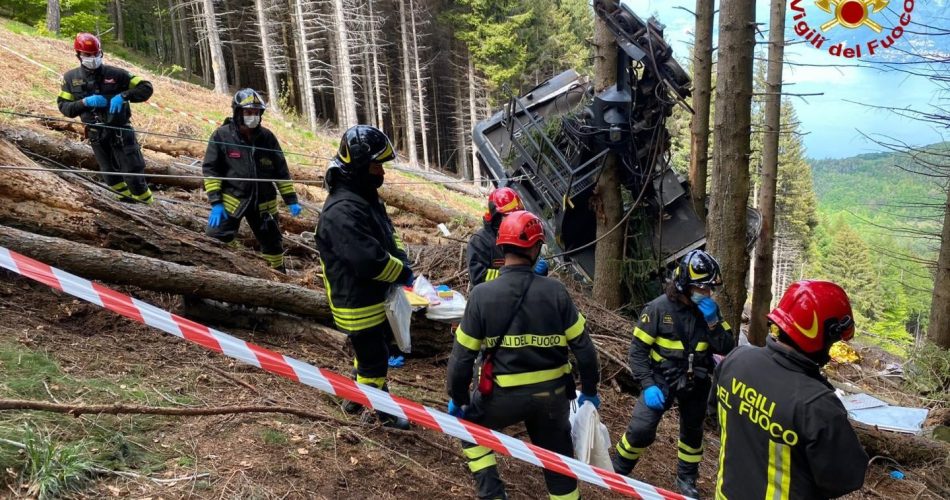 incidente funivia