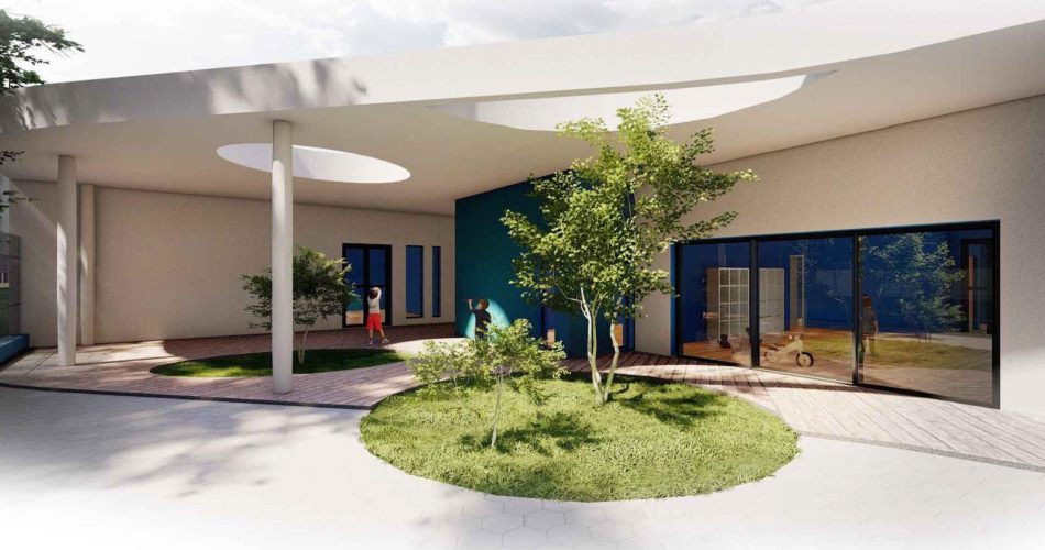 22-06-23 presentato il progetto di riqualificazione di Sata Rita_render asilo