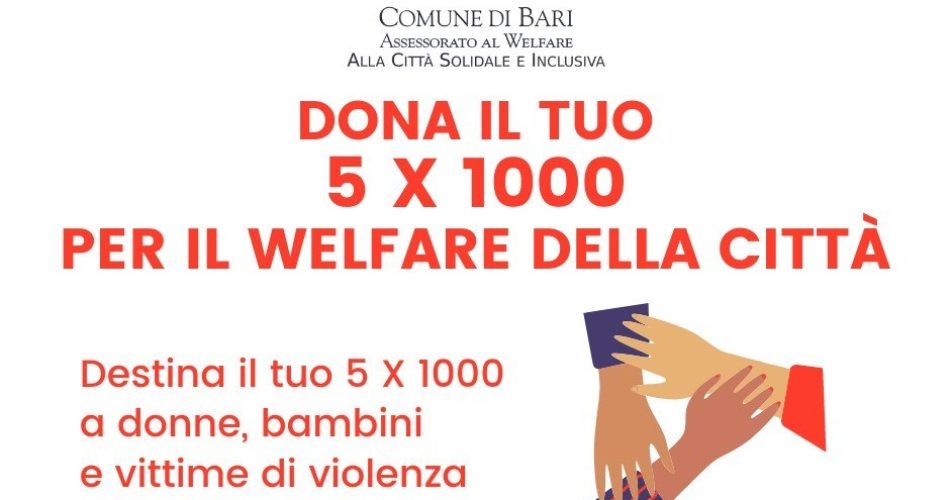 23-05-23 5x1000_l’appello ai cittadini baresi_locandina