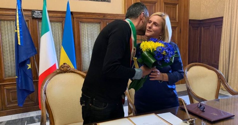 24-02-23 cerimonia di giuramento per la cittadinanza italiana conferita dal Presidente della Repubblica a Oksana Hobush_2