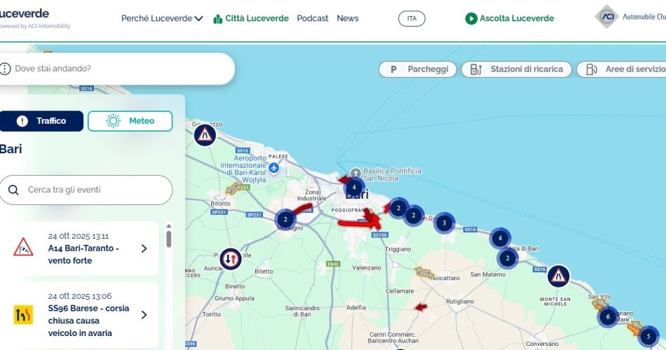 24-10-25 Luce verde mappa