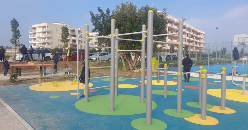 27-01-24 inaugurata questa mattina la nuova area sport realizzata in via Minervino a Palese 3