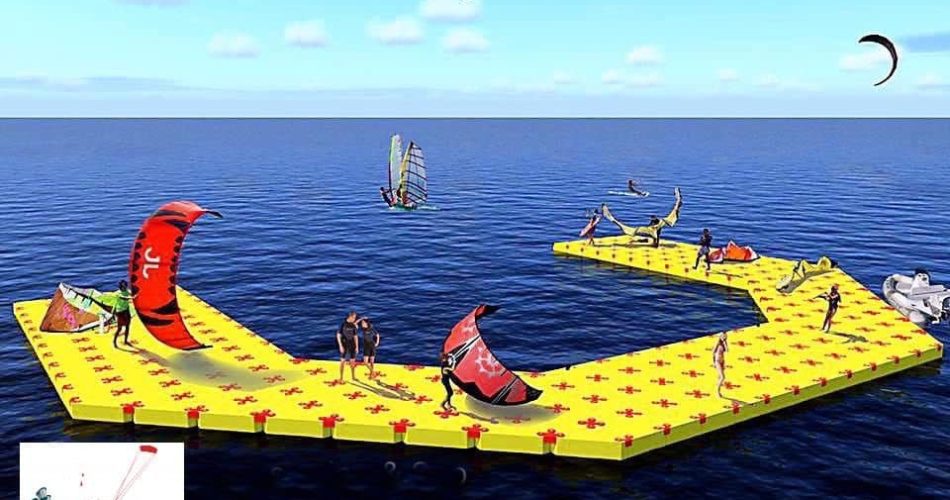 piattaforma kite surf