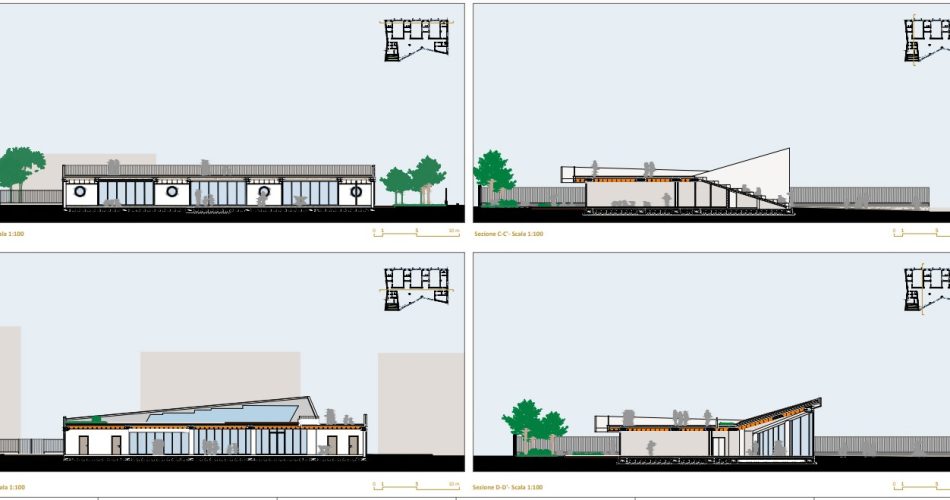 28-02-24 sopralluogo sul cantiere per la realizzazione di una scuola dell’infanzia al Villaggio del Lavoratore_prospetto
