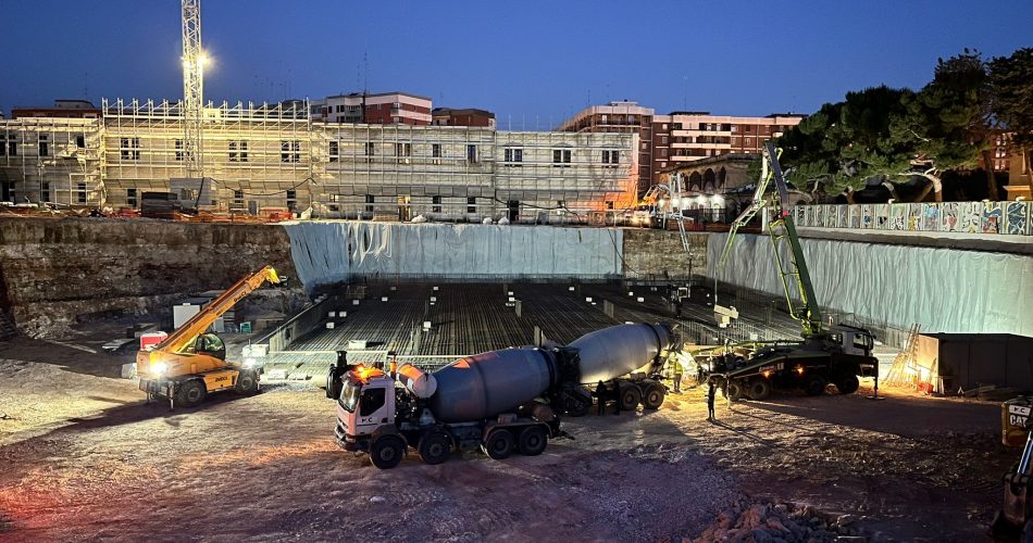 29-04-26 parcheggio interrato ex Rossani_lavorazioni per l’esecuzione della platea di fondazione del piano -2_1